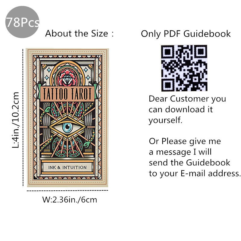 Shamanic Healing Oracle Tarot Cards Divination Deck Full English Version Board Games for Adults and Children