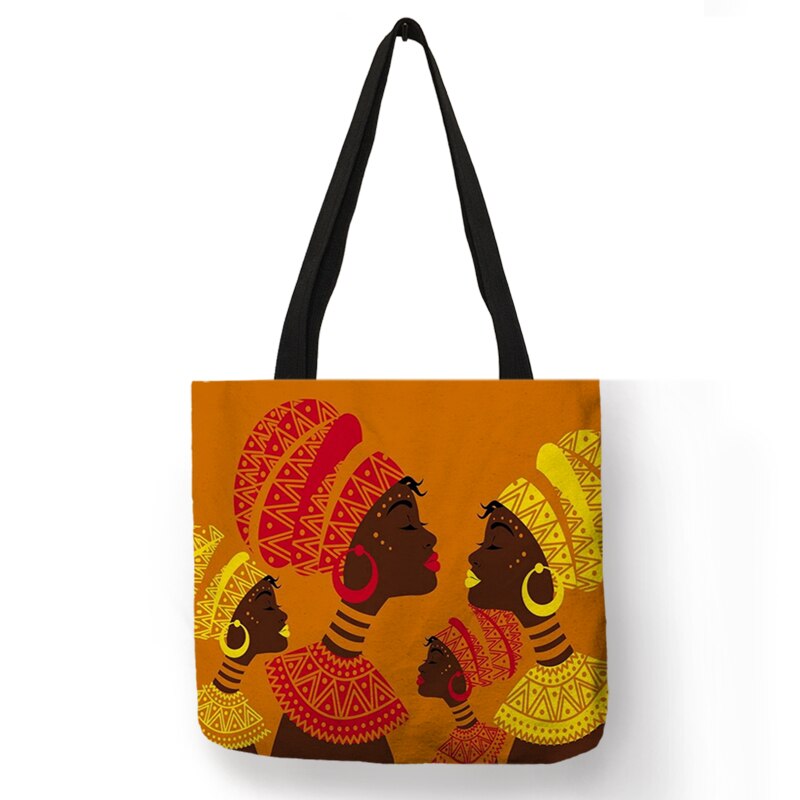 African Totem Beach Bag