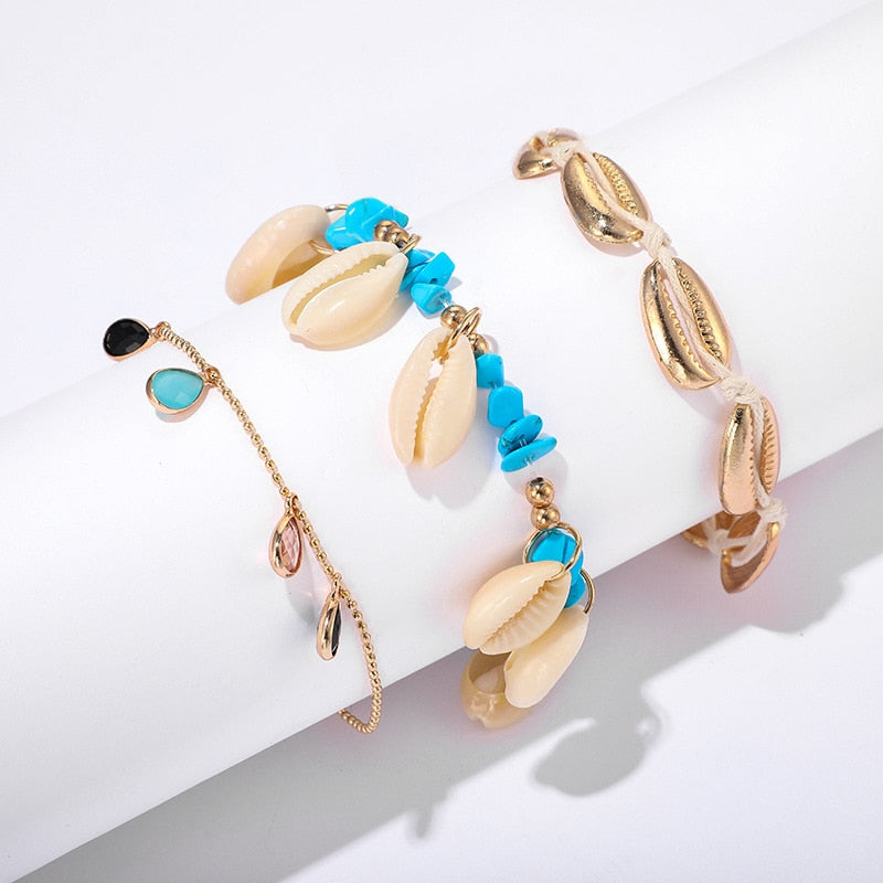 Handmade Seashell Anklet