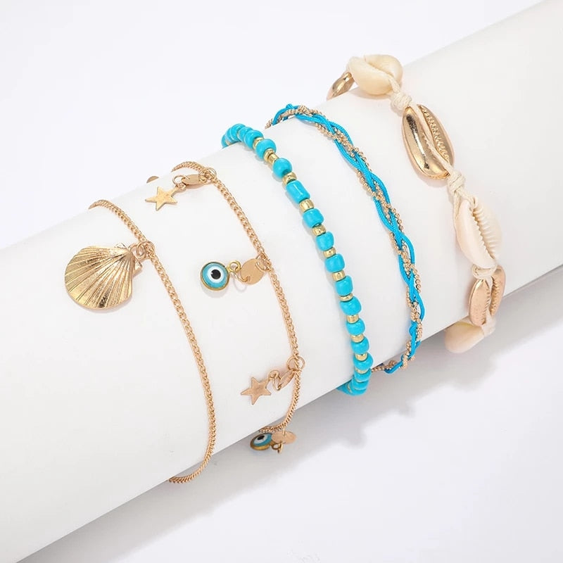 Handmade Seashell Anklet