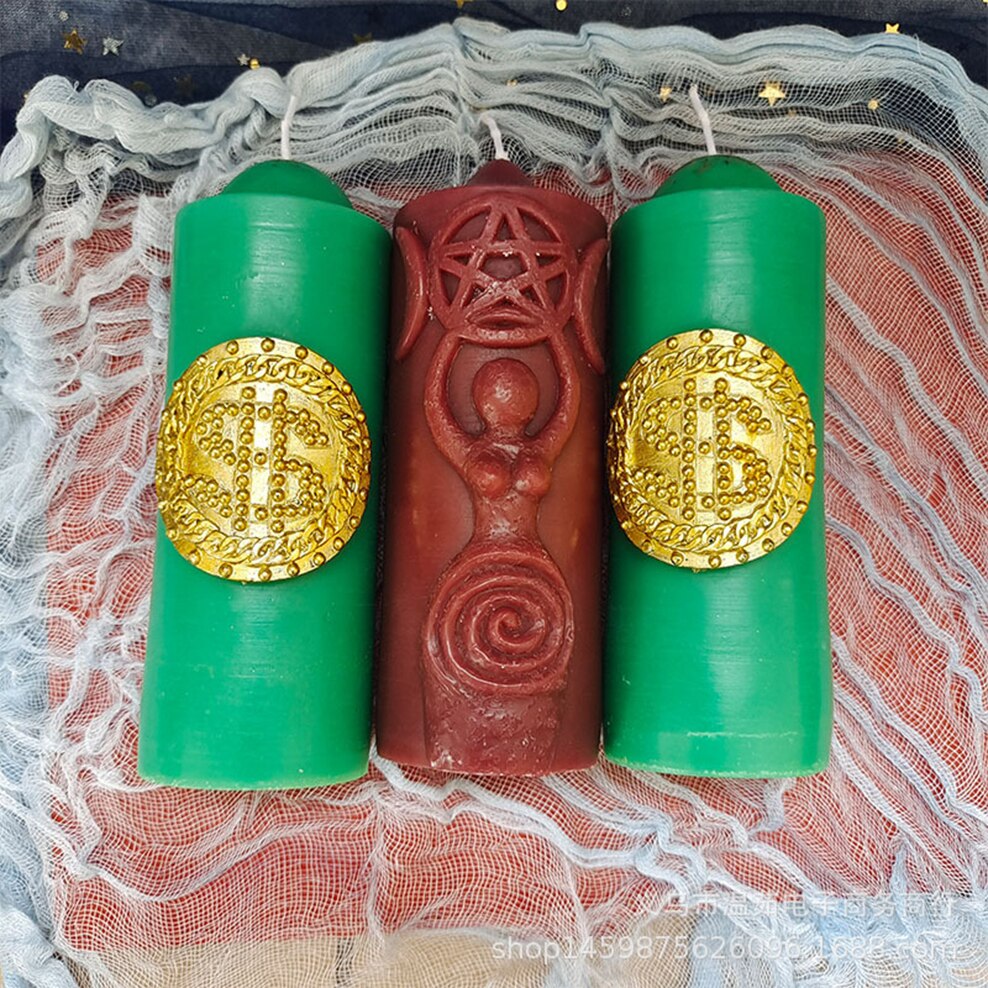 Magic Ritual Coin Star Candle