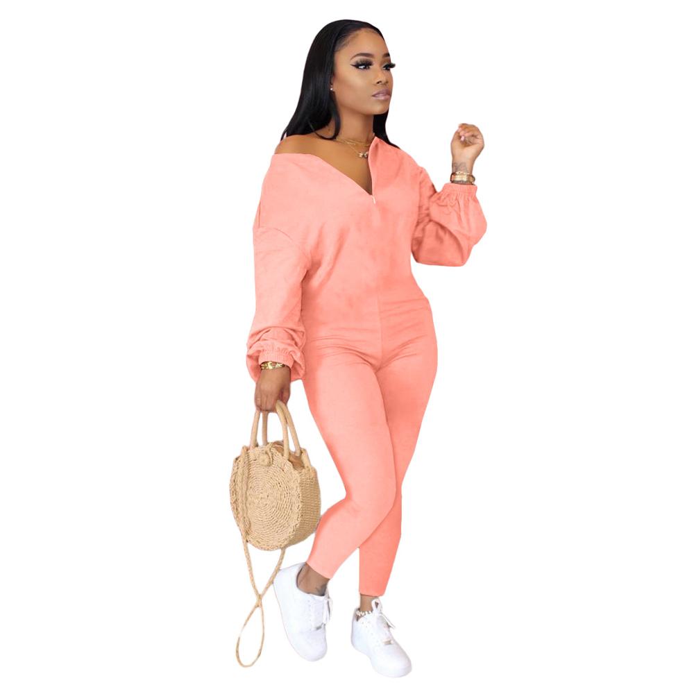 Casual Autumn Long Sleeve Jumpsuit