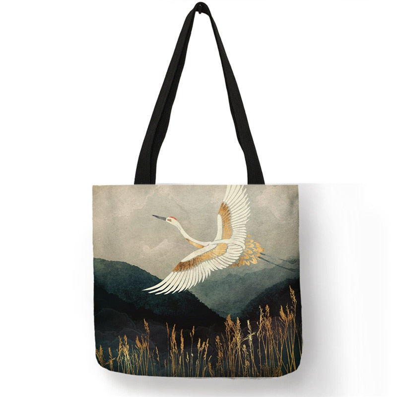 Japanese Ukiyoe Casual Handbag