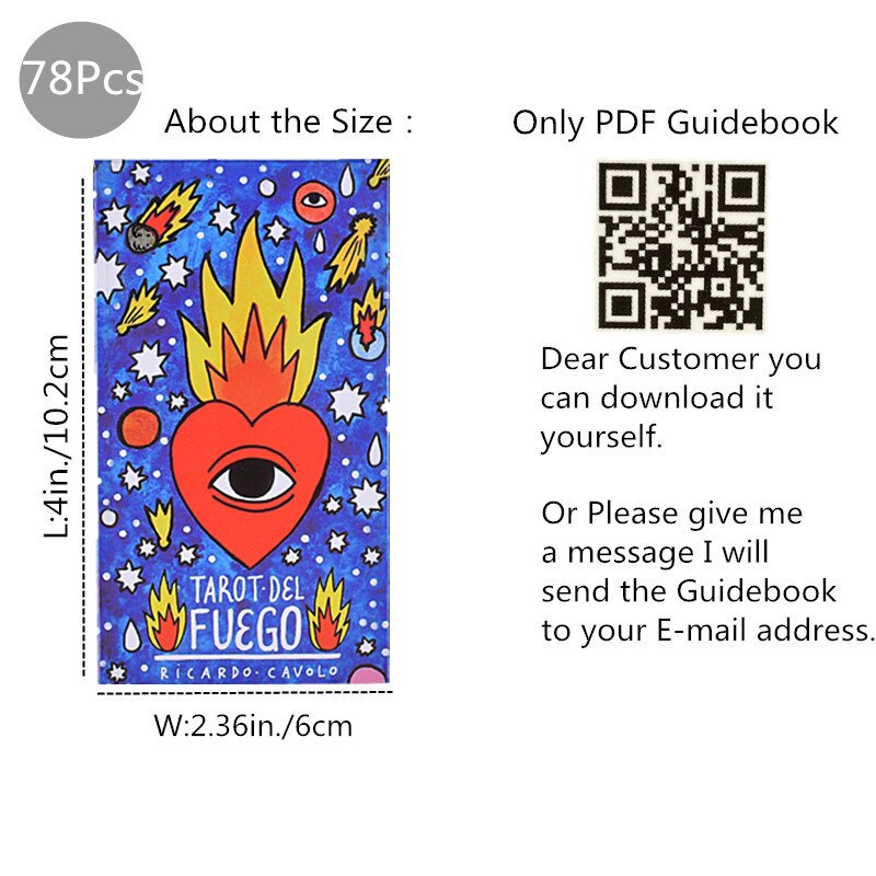 Shamanic Healing Oracle Tarot Cards Divination Deck Full English Version Board Games for Adults and Children