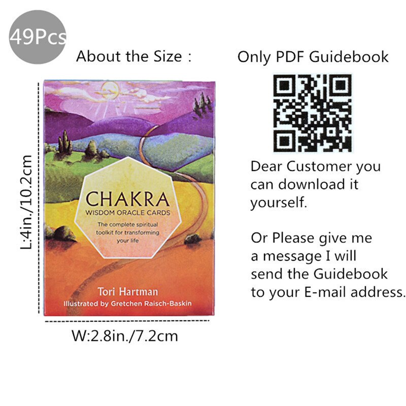 Shamanic Healing Oracle Tarot Cards Divination Deck Full English Version Board Games for Adults and Children