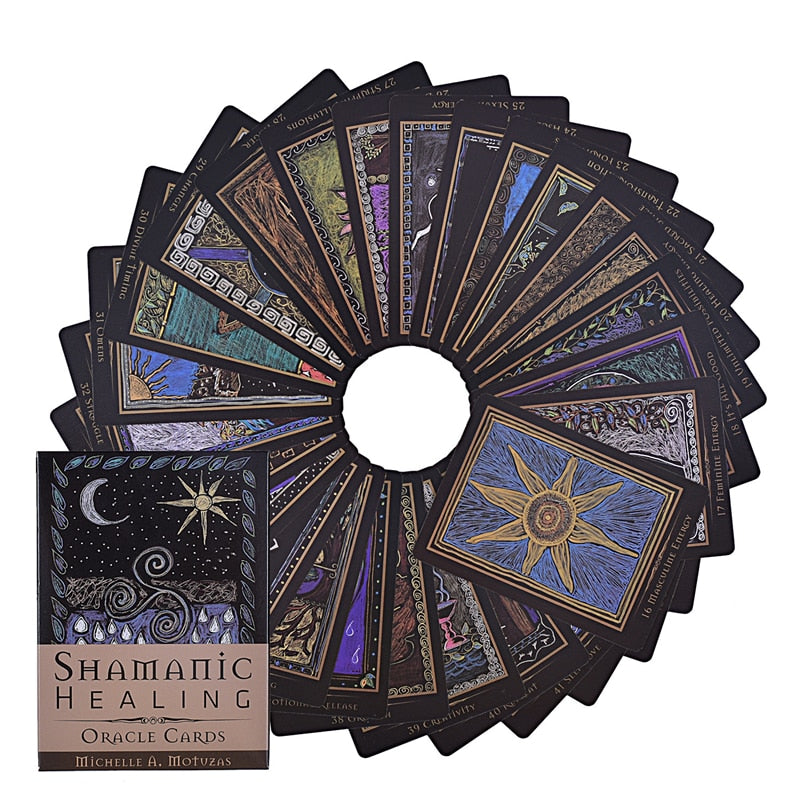 Shamanic Healing Oracle Tarot Cards Divination Deck Full English Version Board Games for Adults and Children