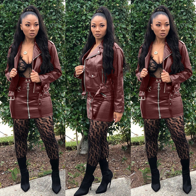 2 Piece Gothic Street Wear