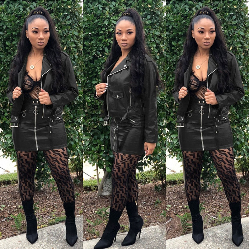 2 Piece Gothic Street Wear