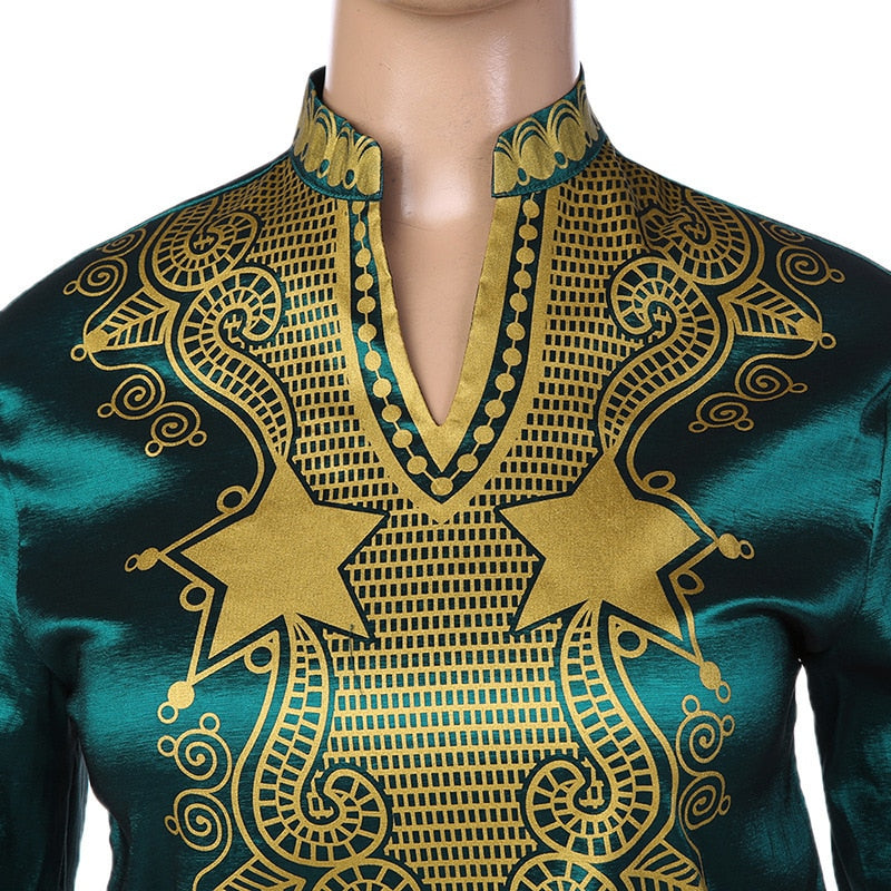 Traditional African Long Sleeve Dashiki