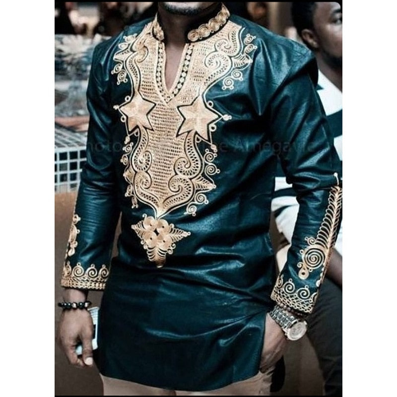 Traditional African Long Sleeve Dashiki
