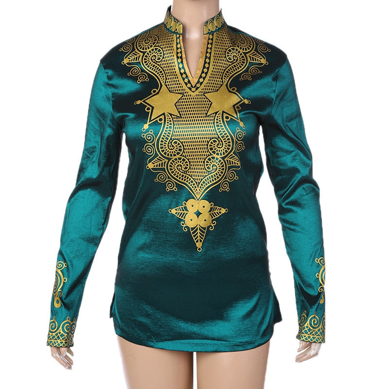 Traditional African Long Sleeve Dashiki