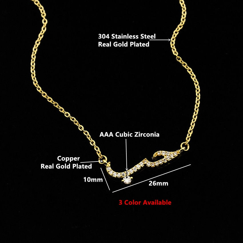 Arabic Crystal Pendant