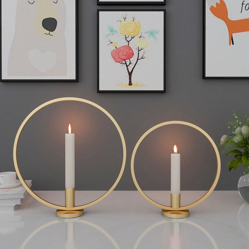 Korean Style Iron Candle Holder