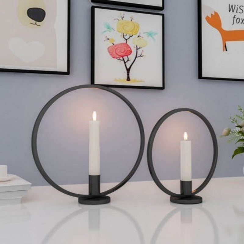 Korean Style Iron Candle Holder