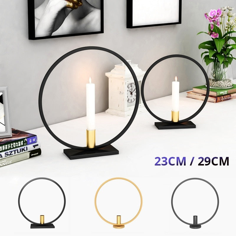 Korean Style Iron Candle Holder