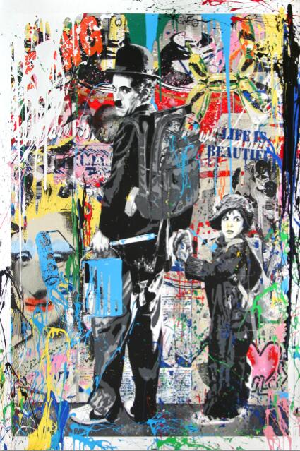 Follow Your Dreams Street Wall Graffiti Art Canvas