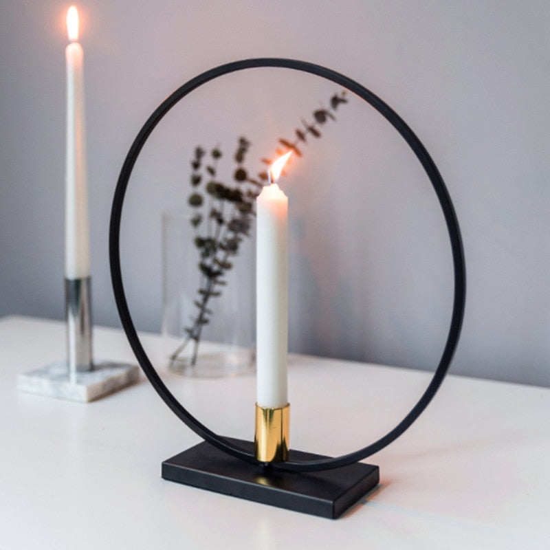 Korean Style Iron Candle Holder