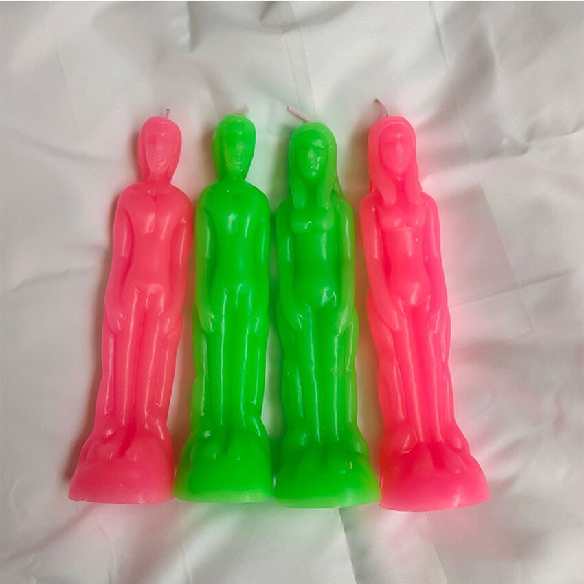 Male and Female Image Statue Figurine Candle Decorative Candle
