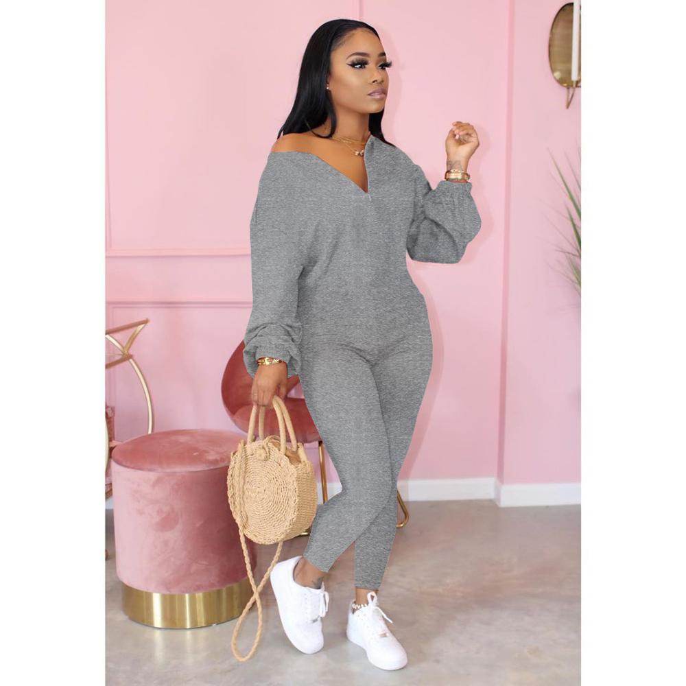 Casual Autumn Long Sleeve Jumpsuit