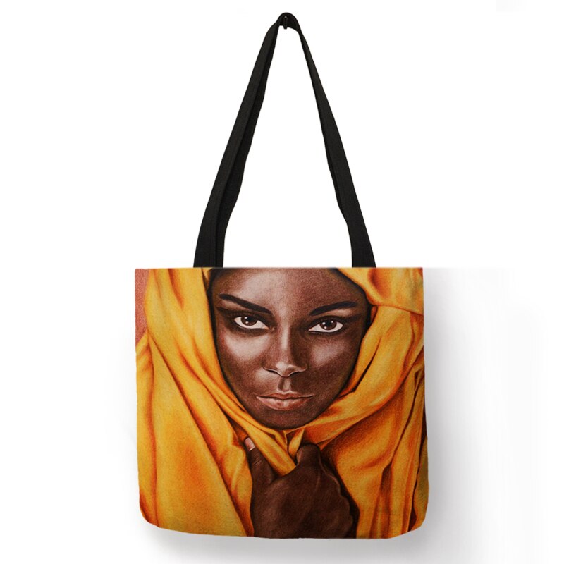 African Totem Beach Bag