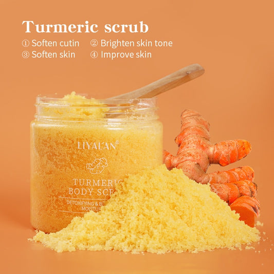 Turmeric Anti Acne Face Exfoliating Body Scrub