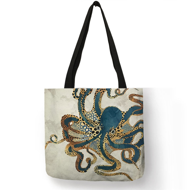 Japanese Ukiyoe Casual Handbag