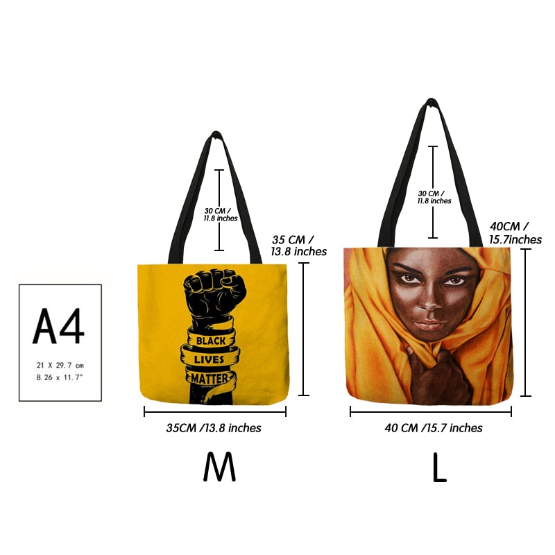 African Totem Beach Bag