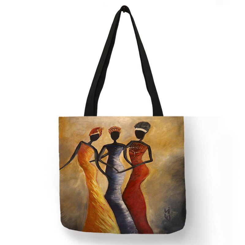 African Totem Beach Bag