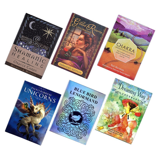 Shamanic Healing Oracle Tarot Cards Divination Deck Full English Version Board Games for Adults and Children