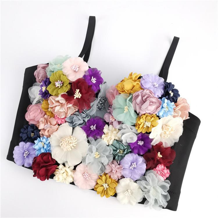 Applique Floral Corselets