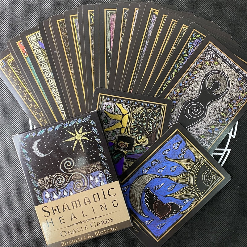Shamanic Healing Oracle Tarot Cards Divination Deck Full English Version Board Games for Adults and Children