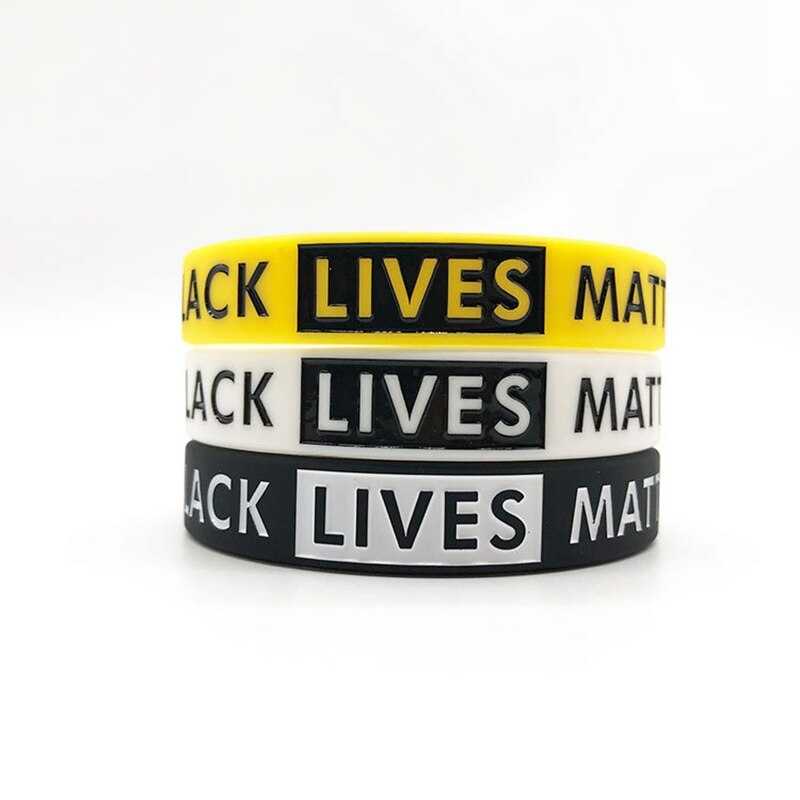 Black Lives Matter Silicone Wristband