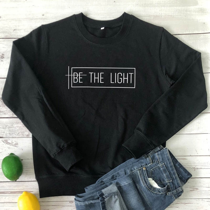 Be The Light Cotton Sweatshirt