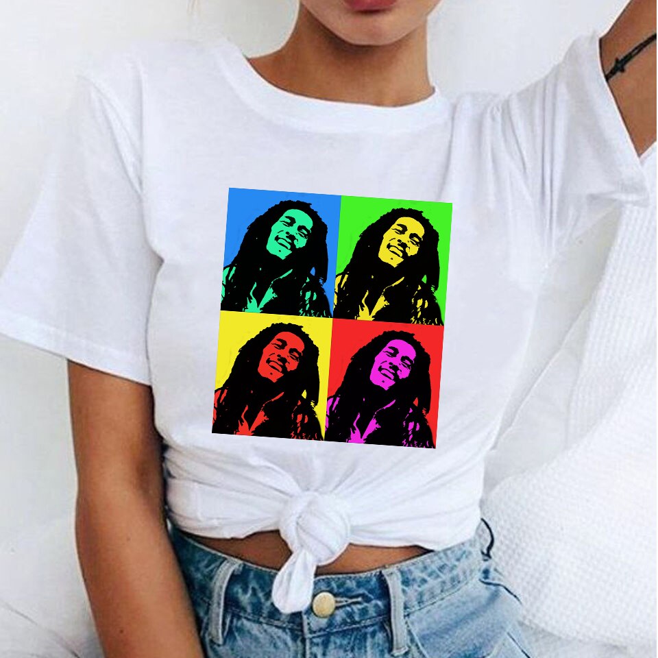 Bob Marley Casual Crop Top