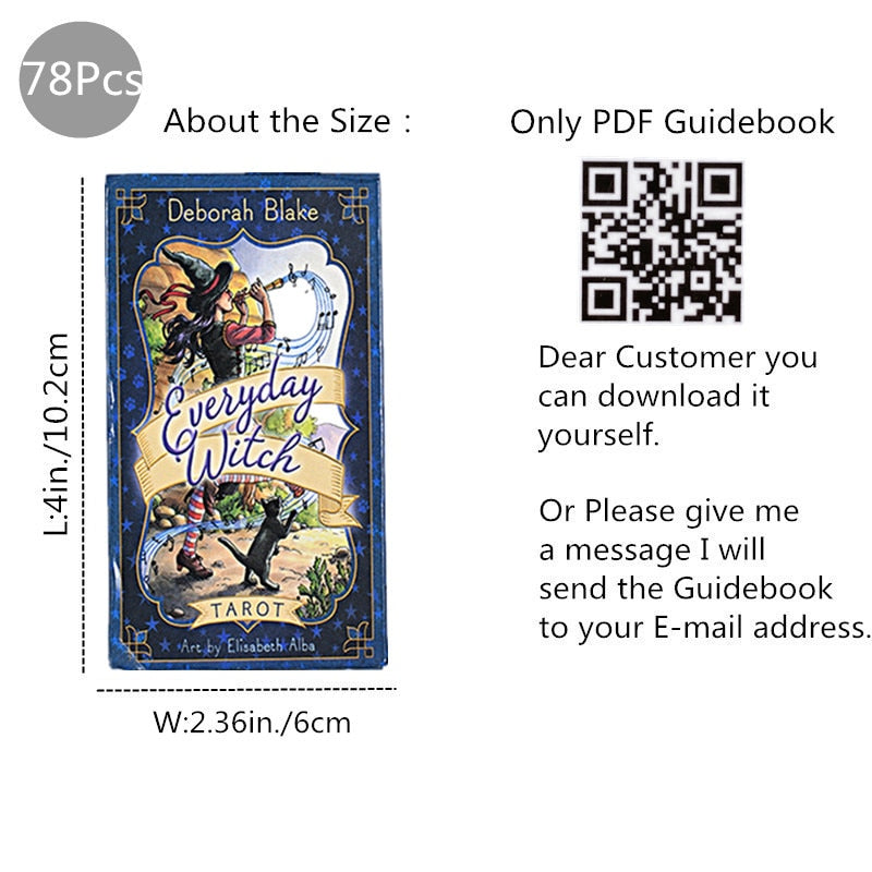 Shamanic Healing Oracle Tarot Cards Divination Deck Full English Version Board Games for Adults and Children