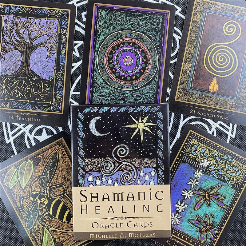 Shamanic Healing Oracle Tarot Cards Divination Deck Full English Version Board Games for Adults and Children