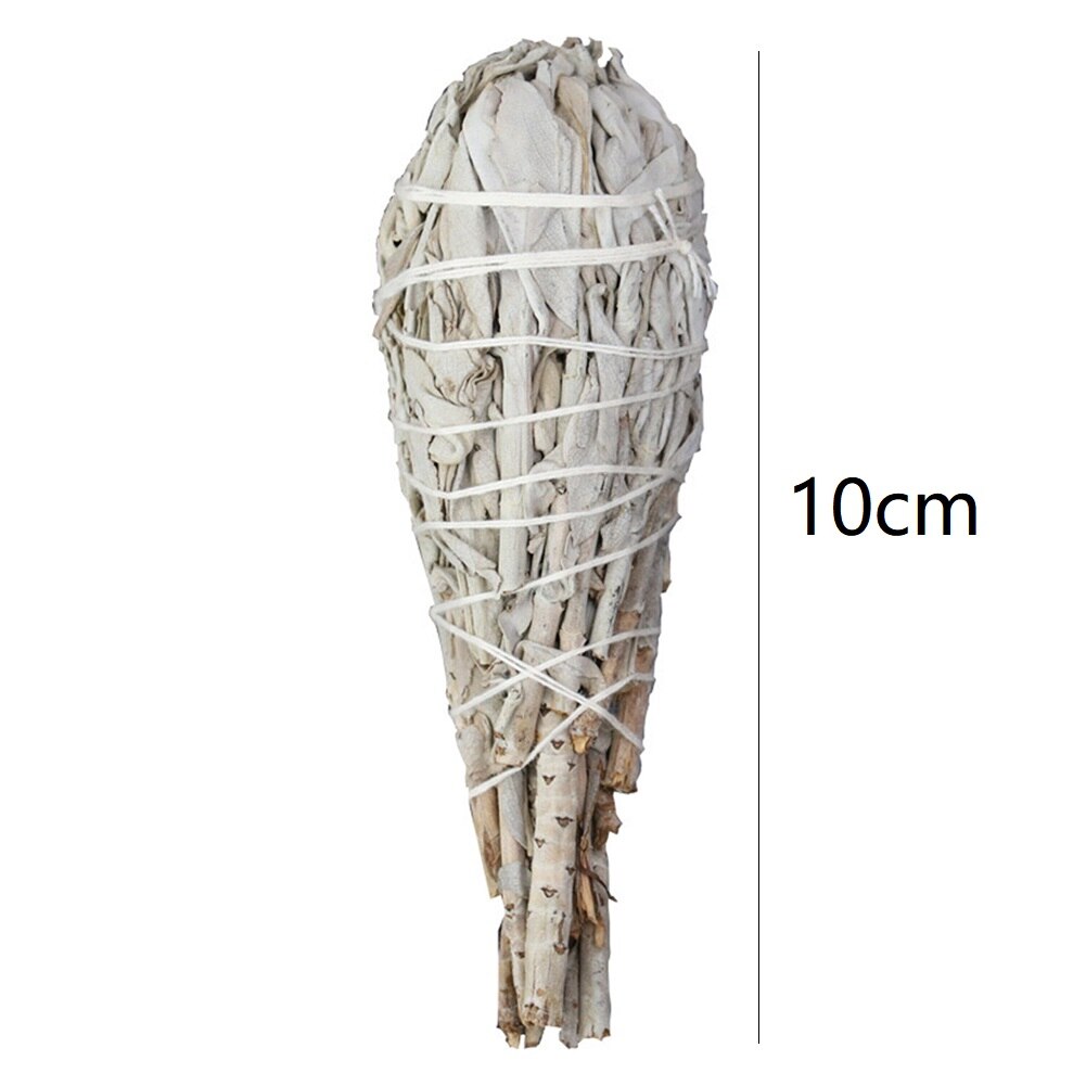 Natural White Sage Bundle Smudge Sticks Pure Grass Indoor Purification Smoky Grass Purification Environment Palo Santo Incense