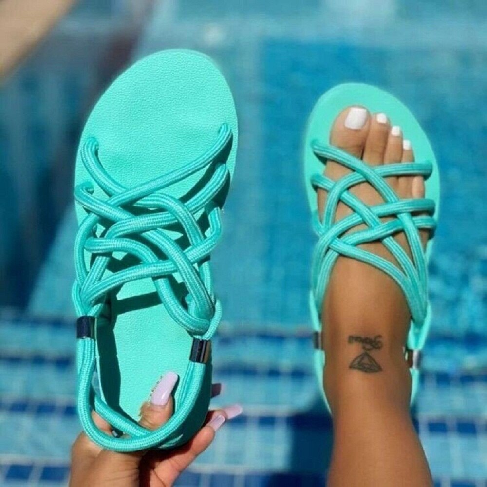 Hemp Rope Beach Sandals