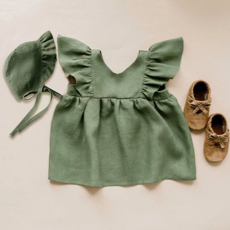 0-3 Yrs Cotton Baby Dresses