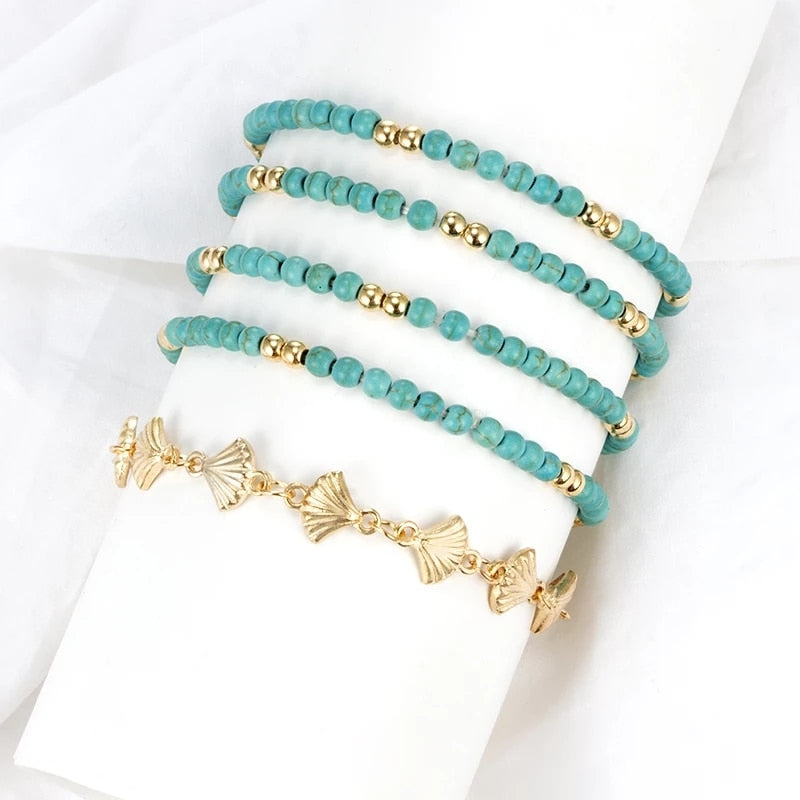 Handmade Seashell Anklet