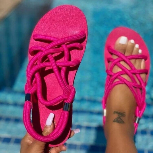 Hemp Rope Beach Sandals