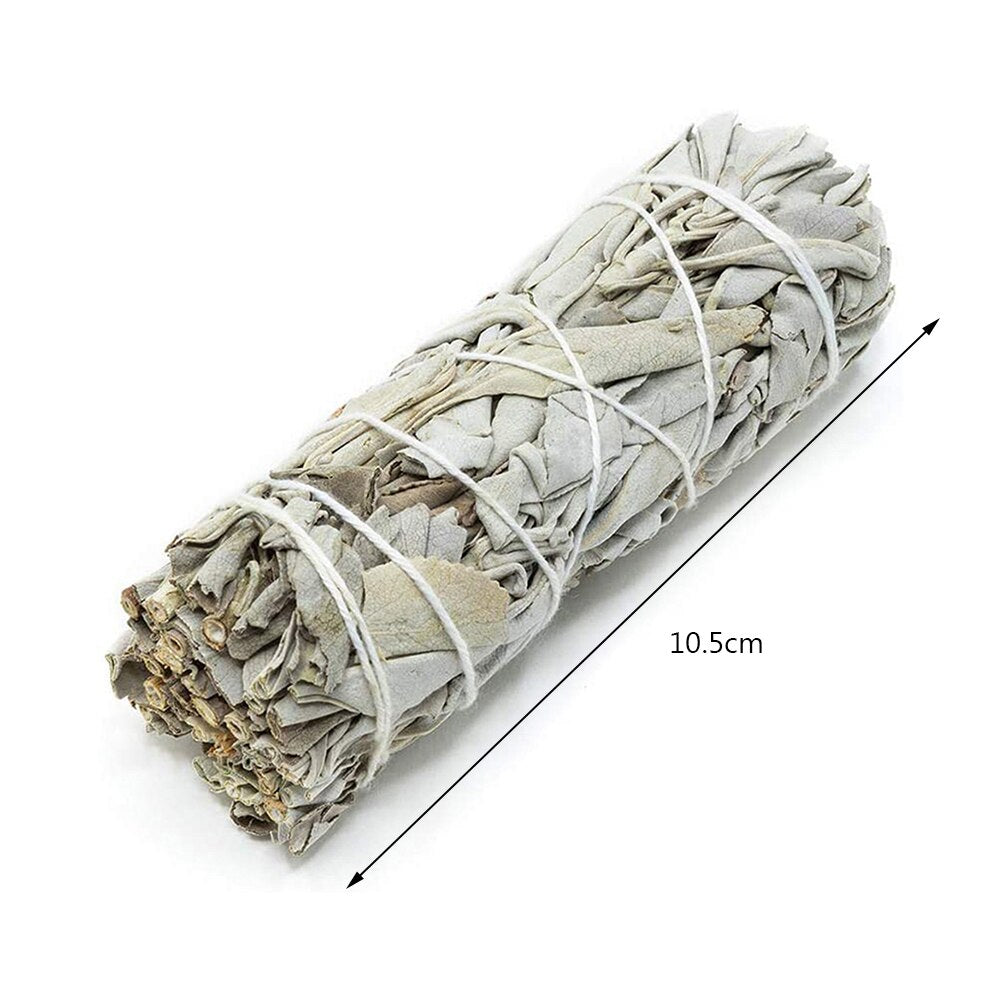 Natural White Sage Bundle Smudge Sticks Pure Grass Indoor Purification Smoky Grass Purification Environment Palo Santo Incense
