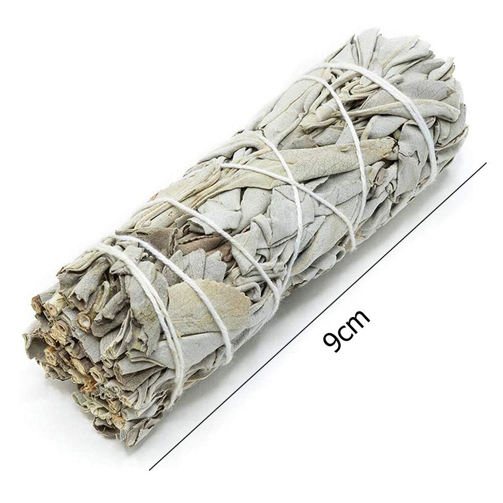 Natural White Sage Bundle Smudge Sticks Pure Grass Indoor Purification Smoky Grass Purification Environment Palo Santo Incense