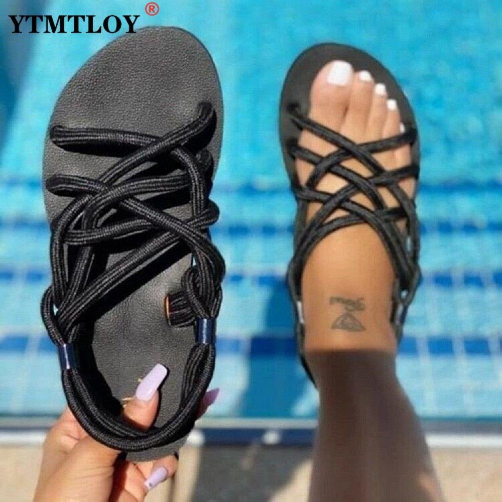 Hemp Rope Beach Sandals